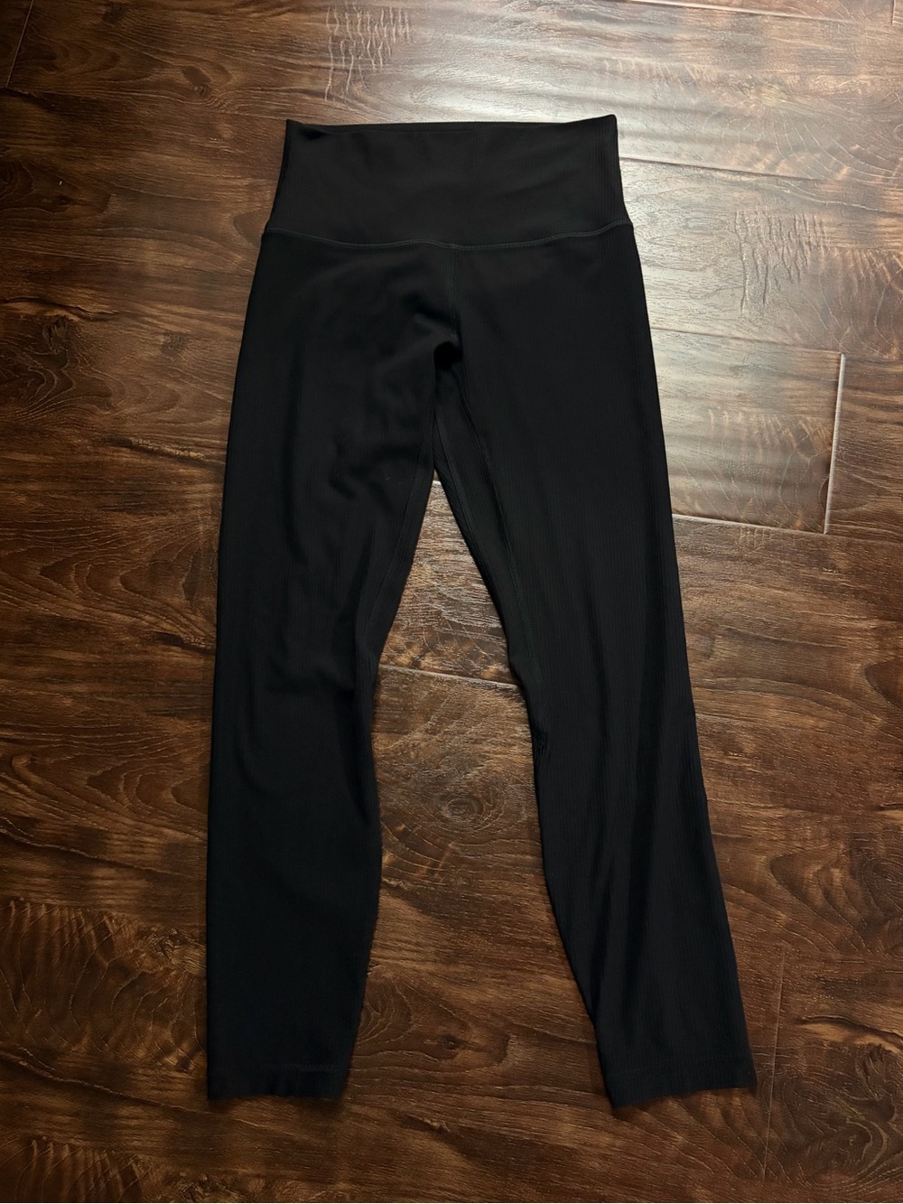 lululemon Align Black Ribbed HR Leggings